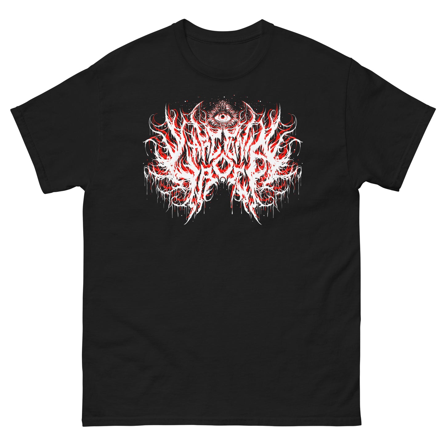 Larcenia Roe Red/White Logo Tee